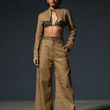 Camel - Coloured Three-Piece Co-ord Set