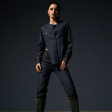 Denim Bodysuit Shirt with Low Waist Pants