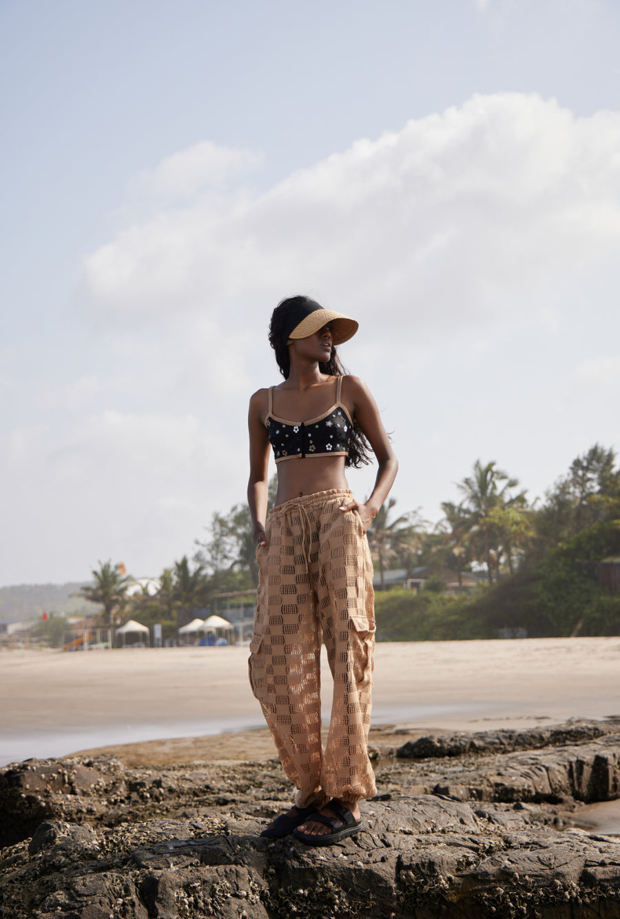 Embroidered Bustier