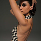 Checkered Crop Top