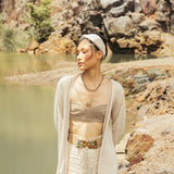 Ivory Knot Shrug