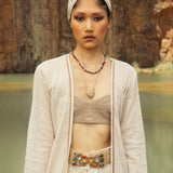 Ivory Knot Shrug
