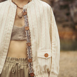 Fringe Bomber Jacket
